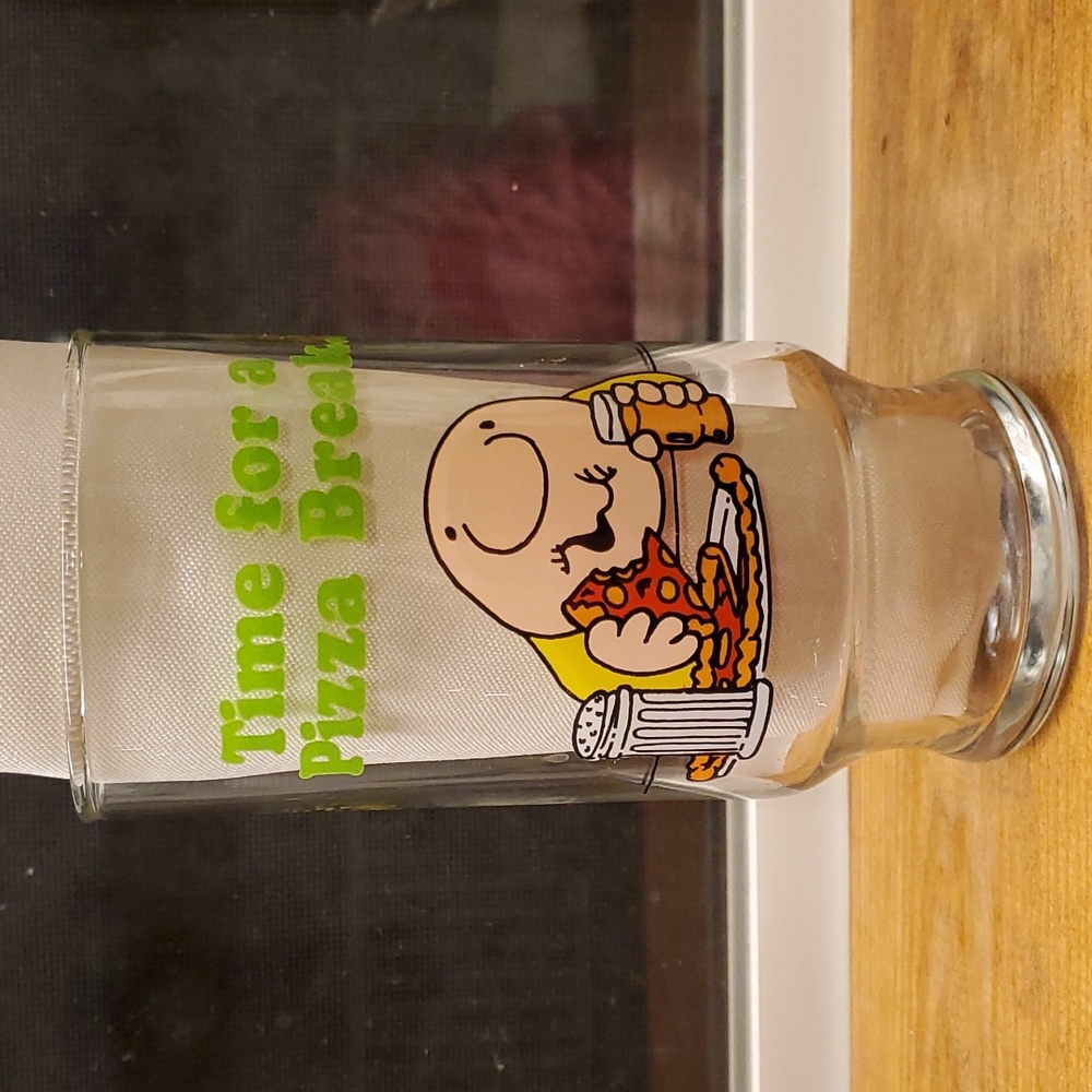 Ziggy Pizza Inn Coca Cola Drinking Glass